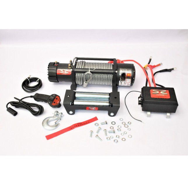 12000LBS SR Electric Winch with Steel Cable
