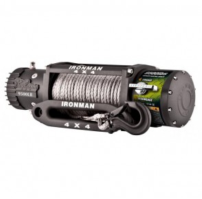 Monster Electric Winch 9500 Lb 12 Volts with Synthetic for 4x4 off-road vehicle Recovery
