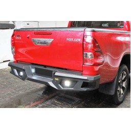 Matte Black Rear Bumper Protector Bar LD2 Series For Toyota Hilux 2016+   