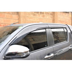 Door visors - Rain shields for Toyota Hilux Revo