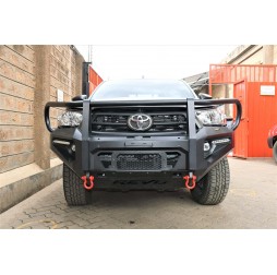 Carryboy Front Black Steel Bull bar Bumper for Toyota Hilux Revo Rocco