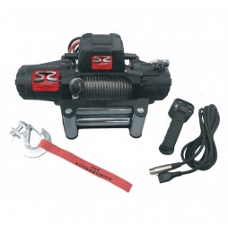 12000LBS SR Electric Winch with Synthetic Rope