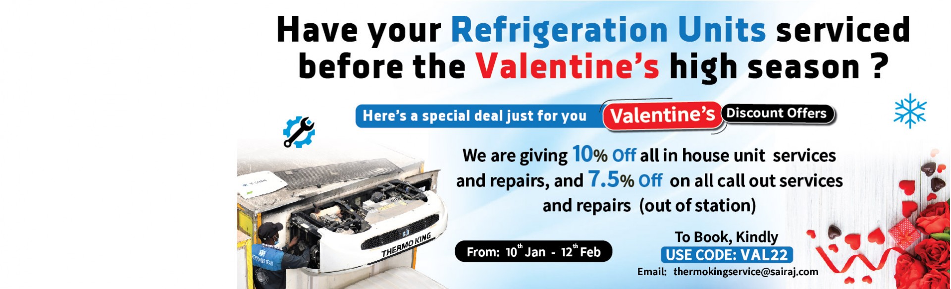Thermo King Valentine Offer 